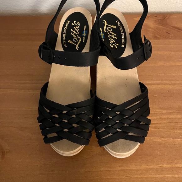 NWOT Lotta from Stockholm Matilda Braided Clogs - Picture 4 of 5
